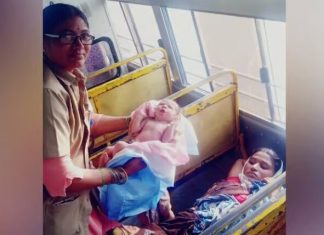 ලොවක අවධානය දිනූ කොන්දොස්තරවරියකගේ සහායෙන් බසයක් තුළ මවක් බිළිඳෙකු බිහි කල සංවේදී සිදුවීම