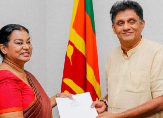 ජැක්සන් ඇන්තනීගේ බිරිඳ ක්රියාකාරී දේශපාලනයට! ලොකු තනතුරක් පිරිනමයි!