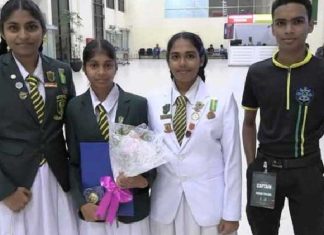 ලෝක සාම සම්මානය දිනාගත් ශ්රී ලාංකික පාසල් දැරිය