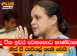 ඡන්ද ටික ඉවර වෙනකොට භාණ්ඩාගාරය හිස් වී රුපියල් නැති වෙයි