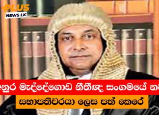අනුර මැද්දේගොඩ නීතීඥ සංගමයේ නව සභාපතිවරයා ලෙස පත් කෙරේ