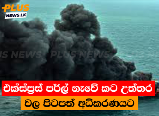 එක්ස්ප්රස් පර්ල් නැවේ කට උත්තර වල පිටපත් අධිකරණයට