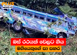බස් රථයක් වෙලට ගිය මගියෙකුගේ පා පහර