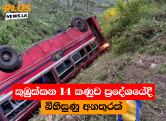 කුඹුක්කන 14 කණුව ප්රදේශයේදී බිහිසුණු අනතුරක්