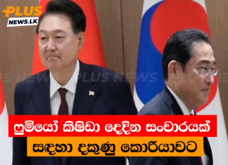 ෆුමියෝ කිෂිඩා දෙදින සංචාරයක් සඳහා දකුණු කොරියාවට