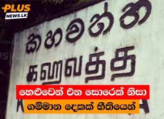 හෙළුවෙන් එන සොරෙක්