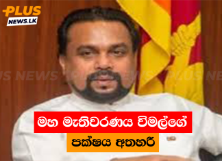 මහ මැතිවරණය විමල්ගේ පක්ෂය අතහරී