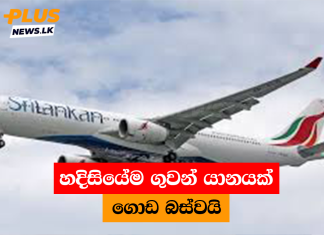 හදිසියේම ගුවන් යානයක් ගොඩ බස්වයි