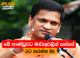 මේ ආණ්ඩුවට මාර්තුවලින් පස්සේ රට කරන්න බෑ