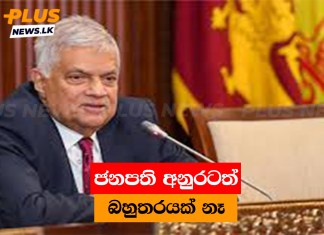 ජනපති අනුරටත් බහුතරයක් නෑ