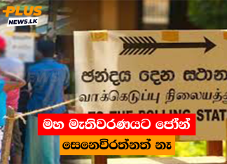 මහ මැතිවරණයට ජෝන් සෙනෙවිරත්නත් නෑ