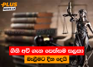 ගිනි අවි ගැන පෙත්සම සලකා බැලීමට දින දෙයි