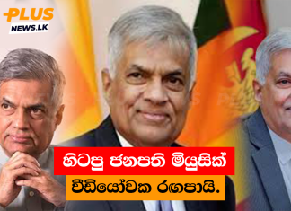 හිටපු ජනපති මියුසික් වීඩියෝවක රඟපායි.