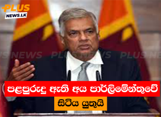 පළපුරුදු ඇති අය පාර්ලිමේන්තුවේ සිටිය යුතුයි