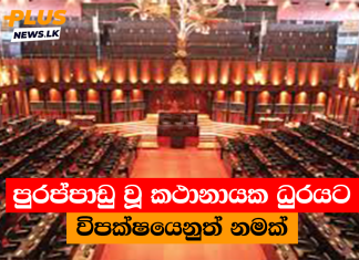 පුරප්පාඩු වූ කථානායක ධුරයට විපක්ෂයෙනුත් නමක්