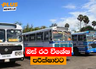 බස් රථ විශේෂ පරීක්ෂාවට