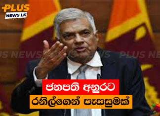 ජනපති අනුරට රනිල්ගෙන් පැසසුමක්