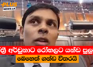 මන්ත්රී අර්චුනාට රෝහලට යන්ඩ පුලුවන් බෙහෙත් ගන්ඩ විතරයි