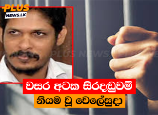 වසර අටක සිරදඬුවම් නියම වූ වෙලේසුදා