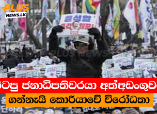 හිටපු ජනාධිපතිවරයා අත්අඩංගුවට ගන්නැයි කොරියාවේ විරෝධතා