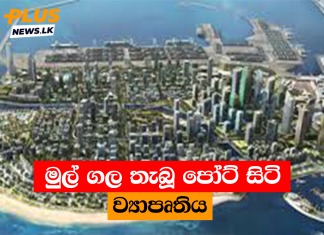 මුල් ගල තැබූ පෝට් සිටි ව්යාපෘතිය