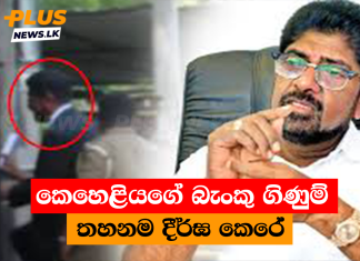 කෙහෙළියගේ බැංකු ගිණුම් තහනම දීර්ඝ කෙරේ