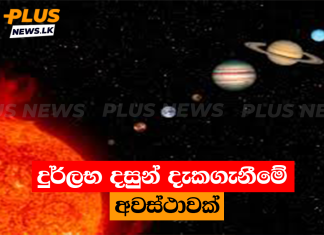 දුර්ලභ දසුන් දැකගැනීමේ අවස්ථාවක්
