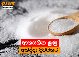 ආනයනික ලුණු අනිද්දා දිවයිනට