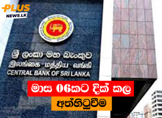 මාස 06කට දික් කල අත්හිටුවීම