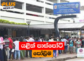 යළිත් පාස්පෝට් පෝලිම