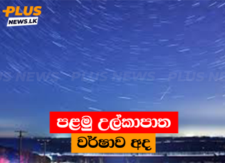 පළමු උල්කාපාත වර්ෂාව අද