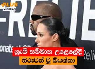 ග්රැමී සම්මාන උළෙලේදී නිරුවත් වූ බියන්කා