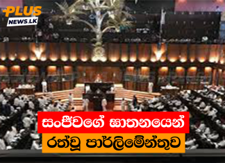 සංජීවගේ ඝාතනයෙන් රත්වූ පාර්ලිමේන්තුව