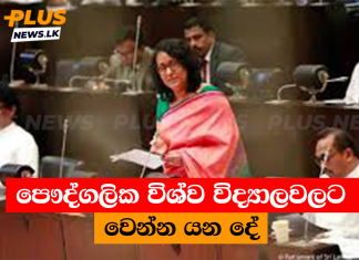 පෞද්ගලික විශ්ව විද්යාලවලට වෙන්න යන දේ