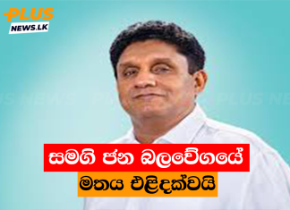 සමගි ජන බලවේගයේ මතය එළිදක්වයි
