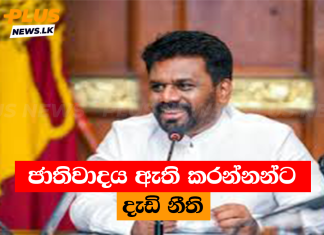 ජාතිවාදය ඇති කරන්නන්ට දැඩි නීති
